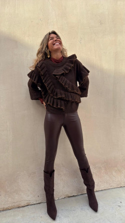 MINOR jersey, chocolate