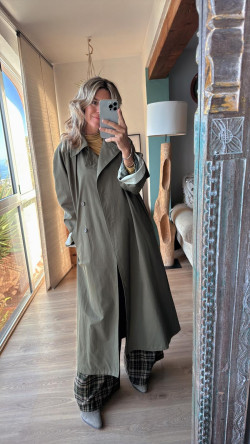 KALY gabardina, kaki