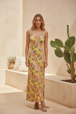 MELODI amarillo, vestido